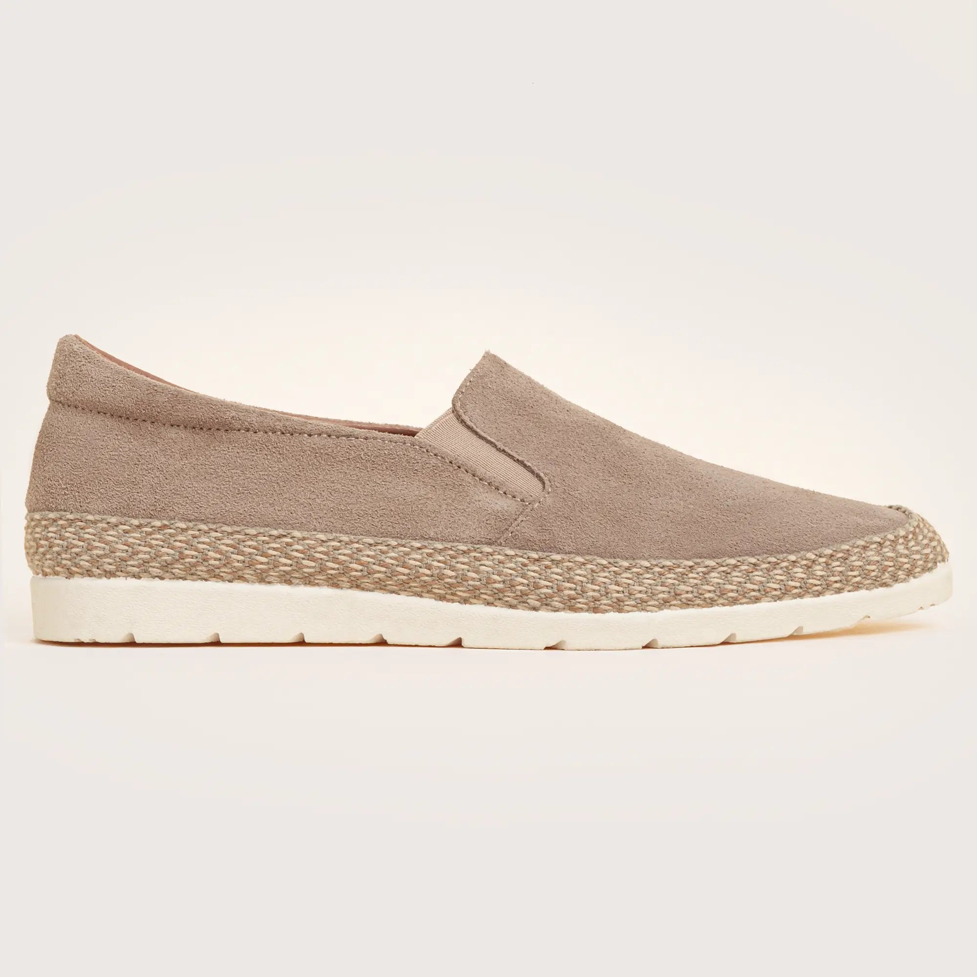 Bryant Suede Slip On - Taupe