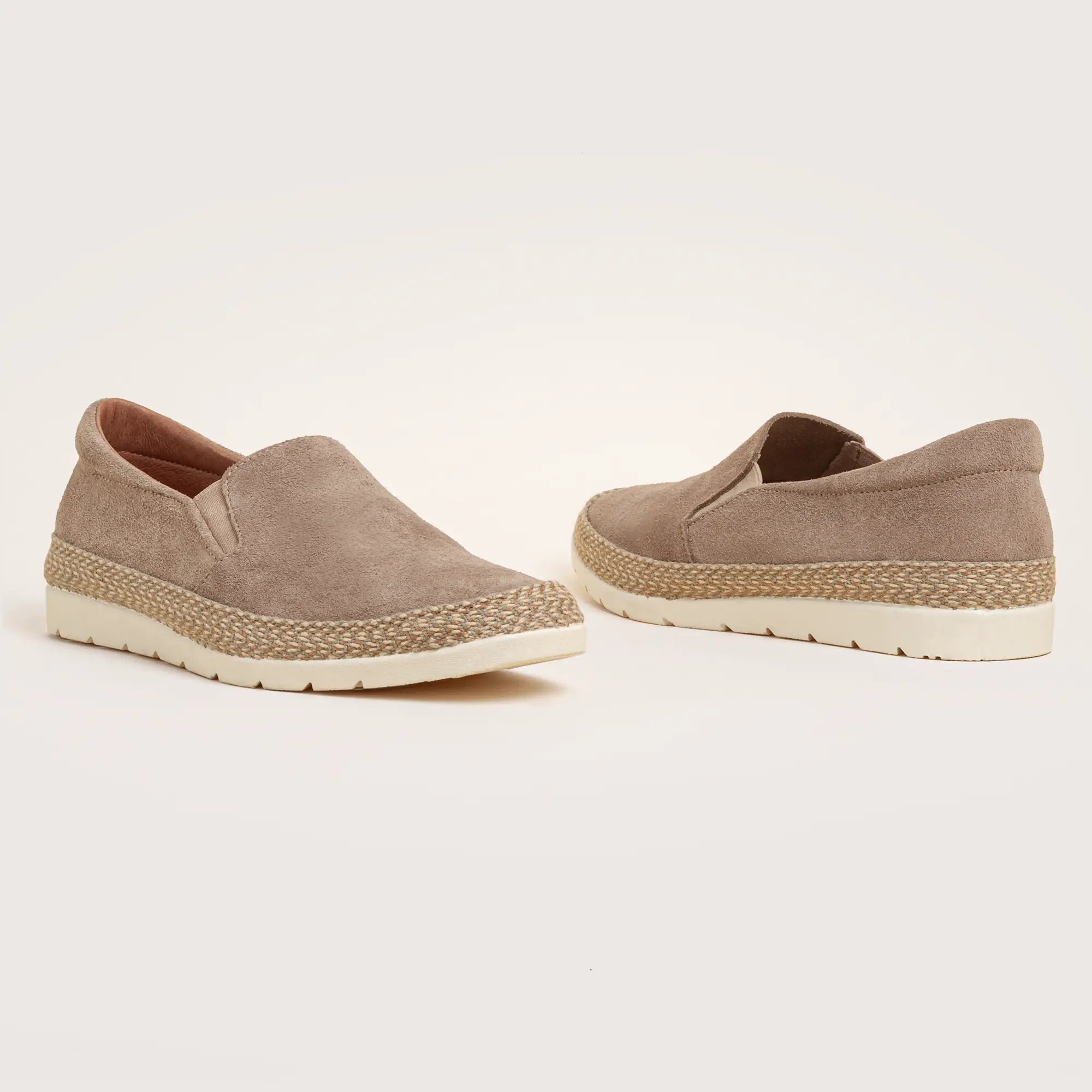 Bryant Suede Slip On - Taupe