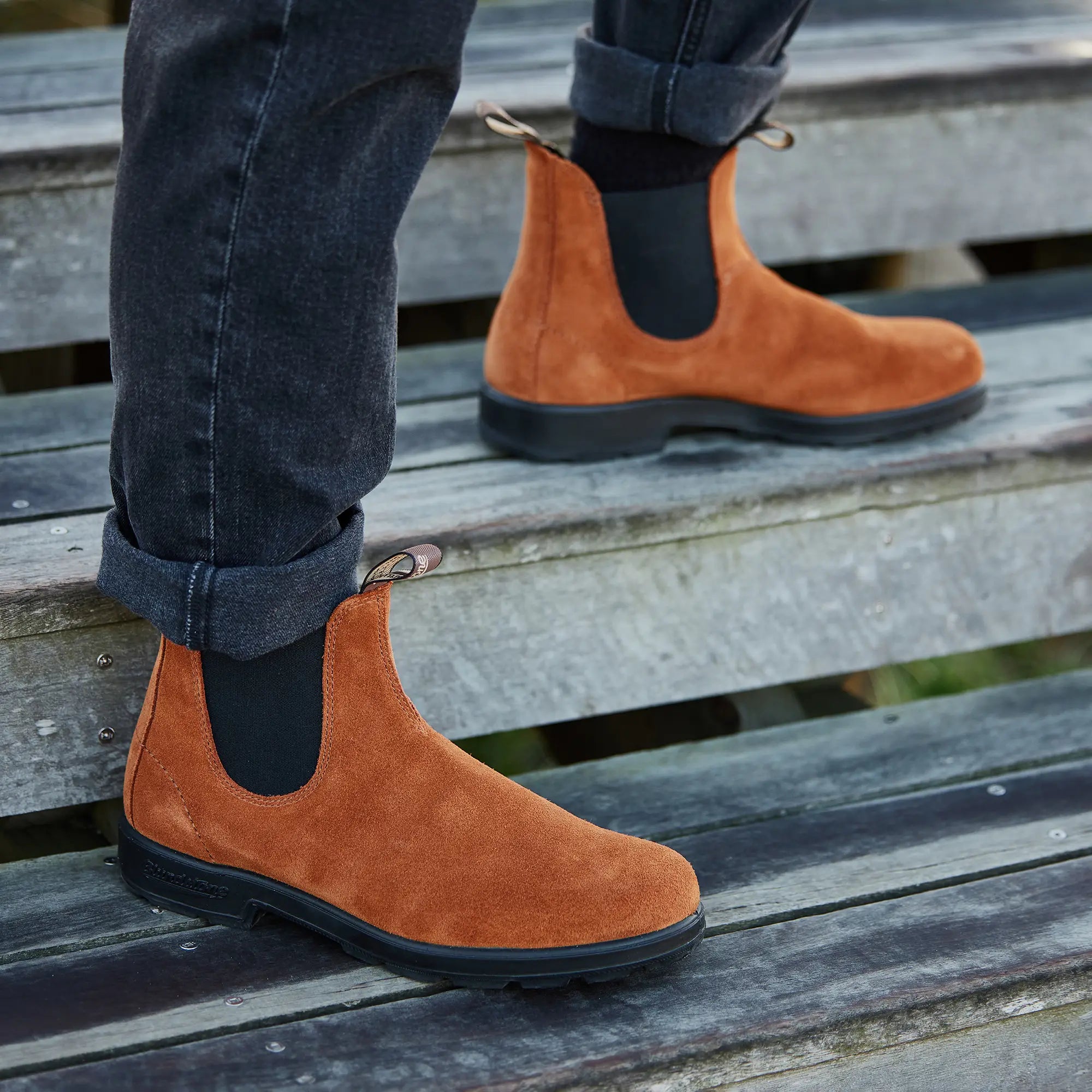 Men's 1911 Suede Boot - Tobacco - DNA Footwear