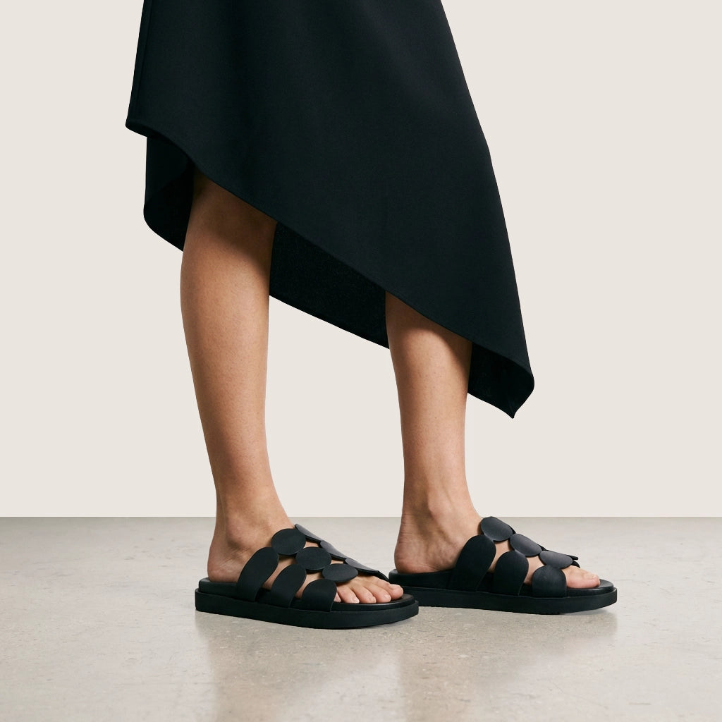 新品・完売品✨MIRROR9 Sneaker sandal high BLACK Lakeview - Black
