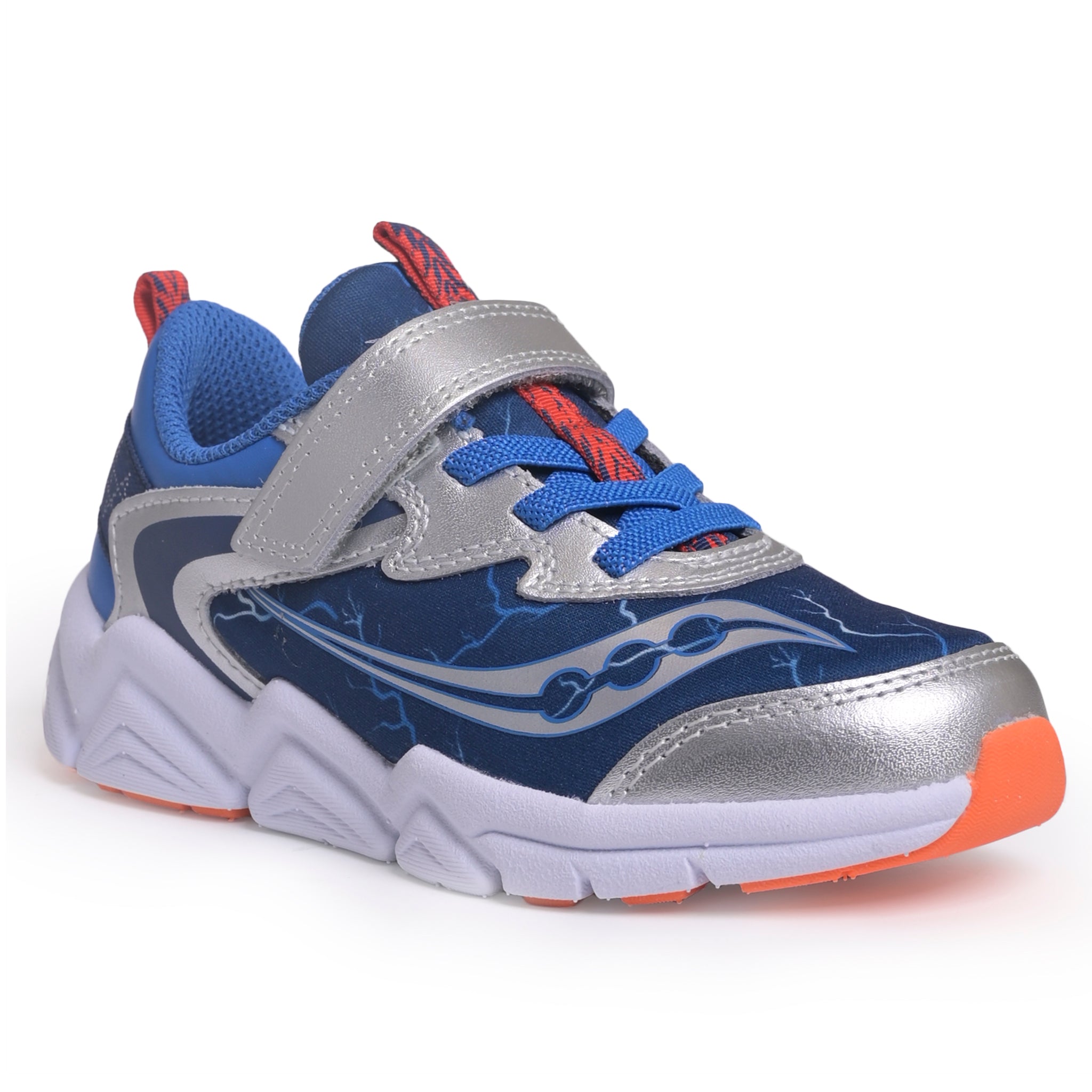 Kids Flash Le - Navy/Silver | DNA Footwear®