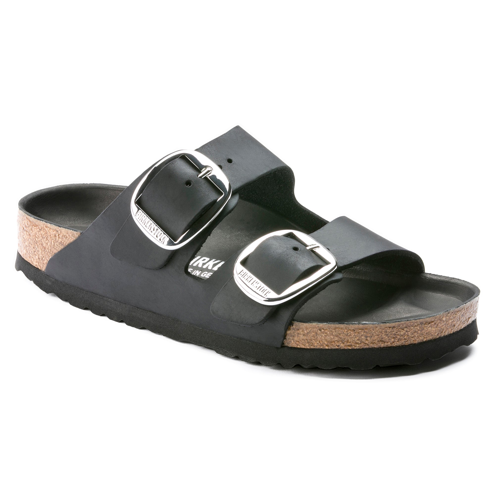 BIRKENSTOCK ARIZONA BIG BUCKLE LENA 38 黒 Arizona Big Buckle Sandal - Black