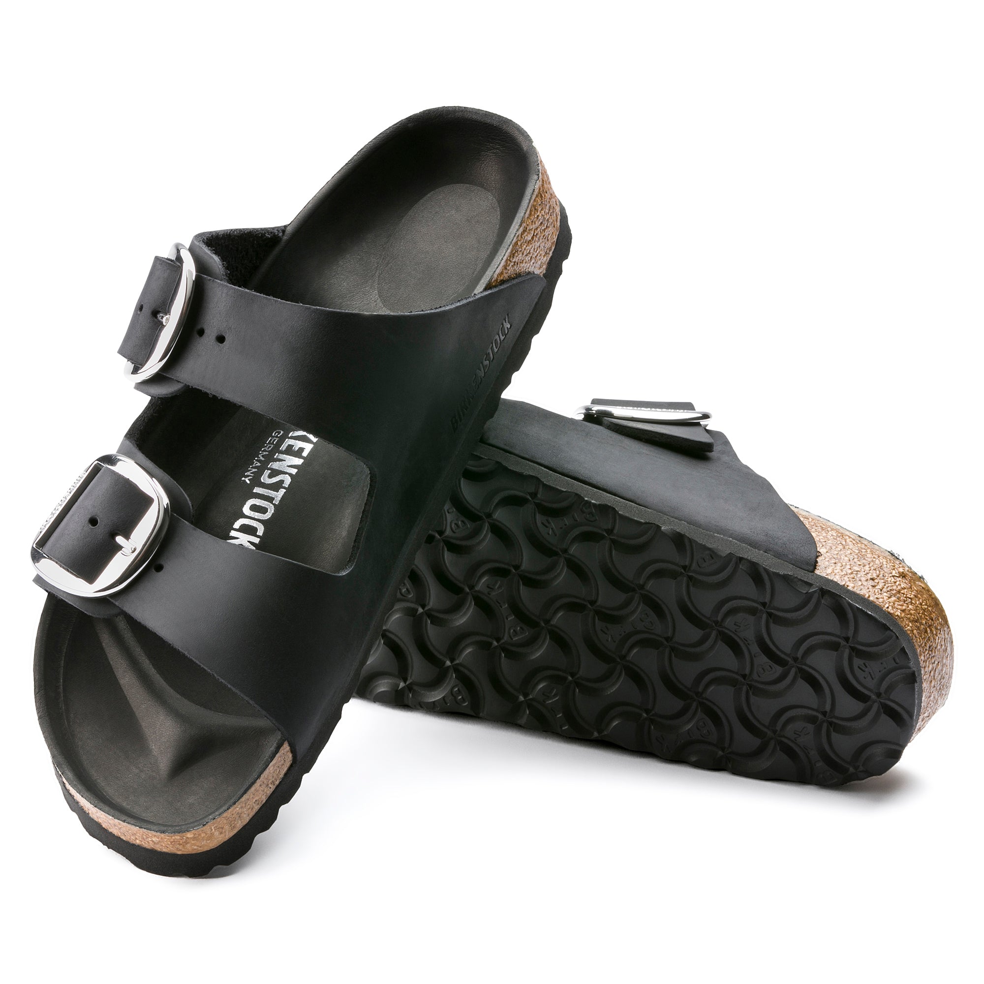 Arizona Big Buckle Sandal - Black