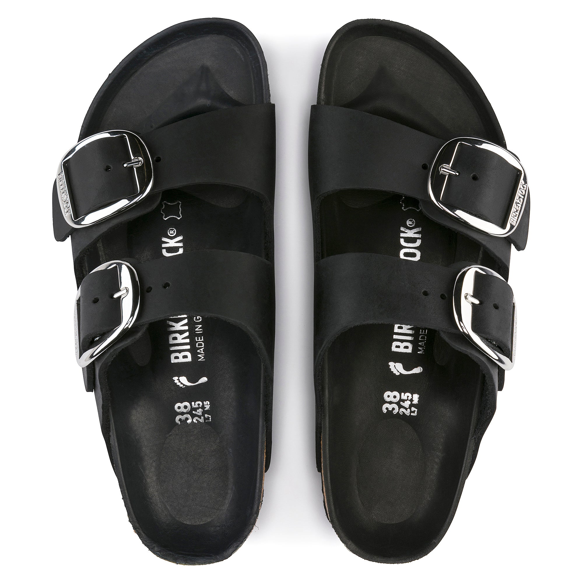 Arizona Big Buckle Sandal - Black