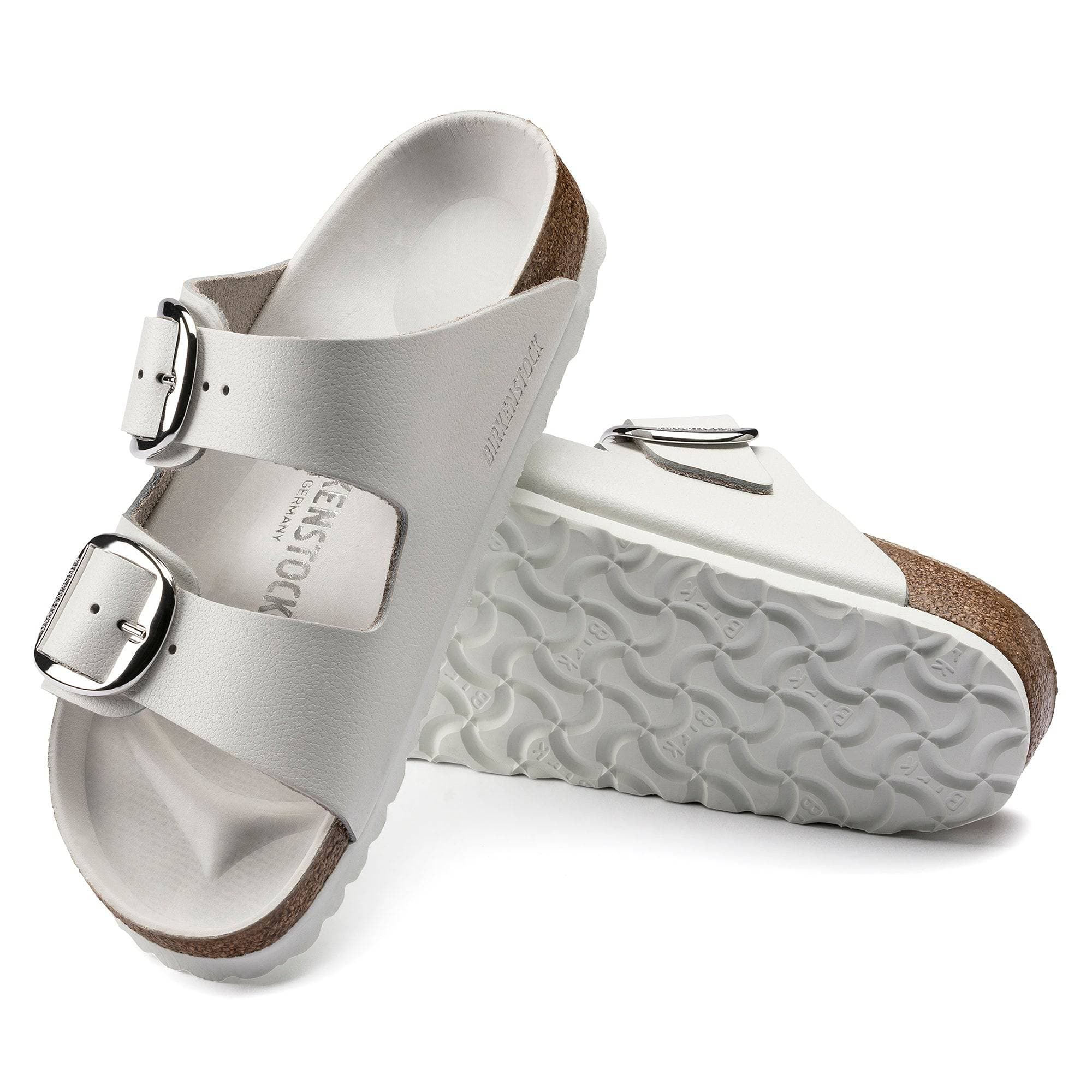 Arizona Big Buckle - White - DNA Footwear