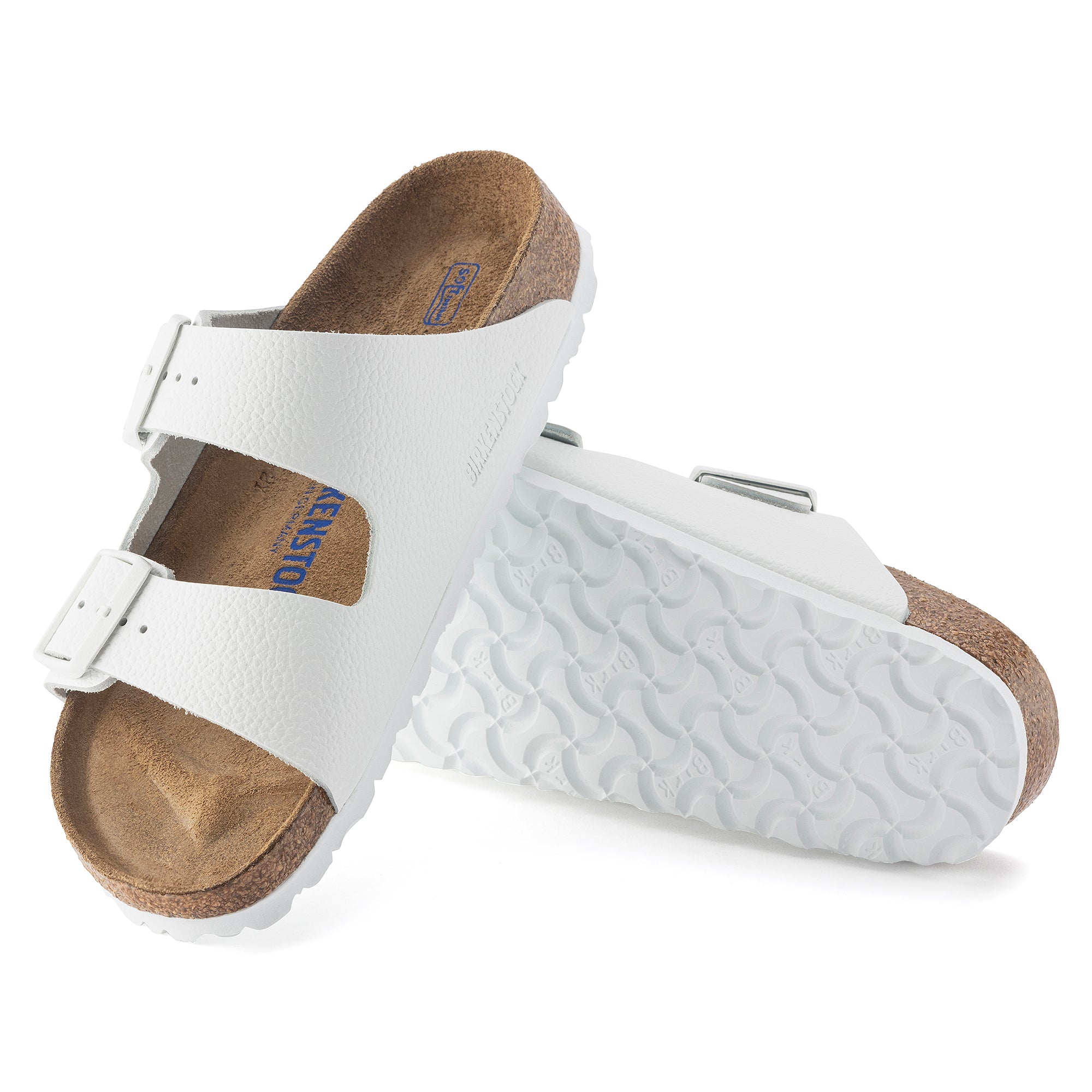 Arizona Leather Soft Footbed - White