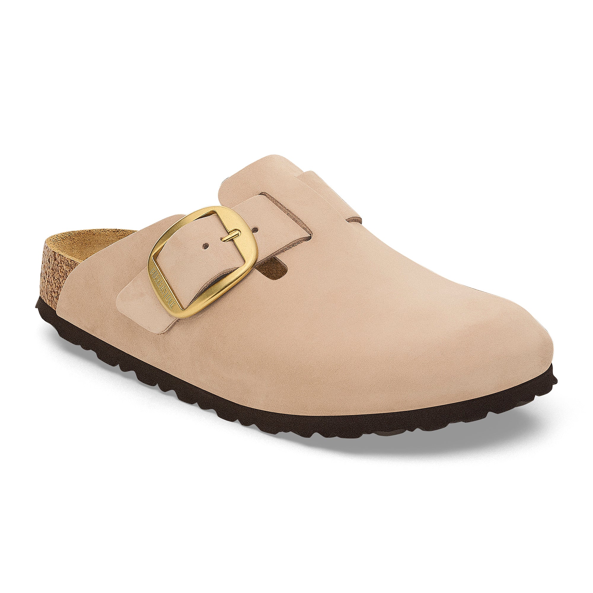 Boston Soft Footbed Suede Clog - Taupe | DNA Footwear®