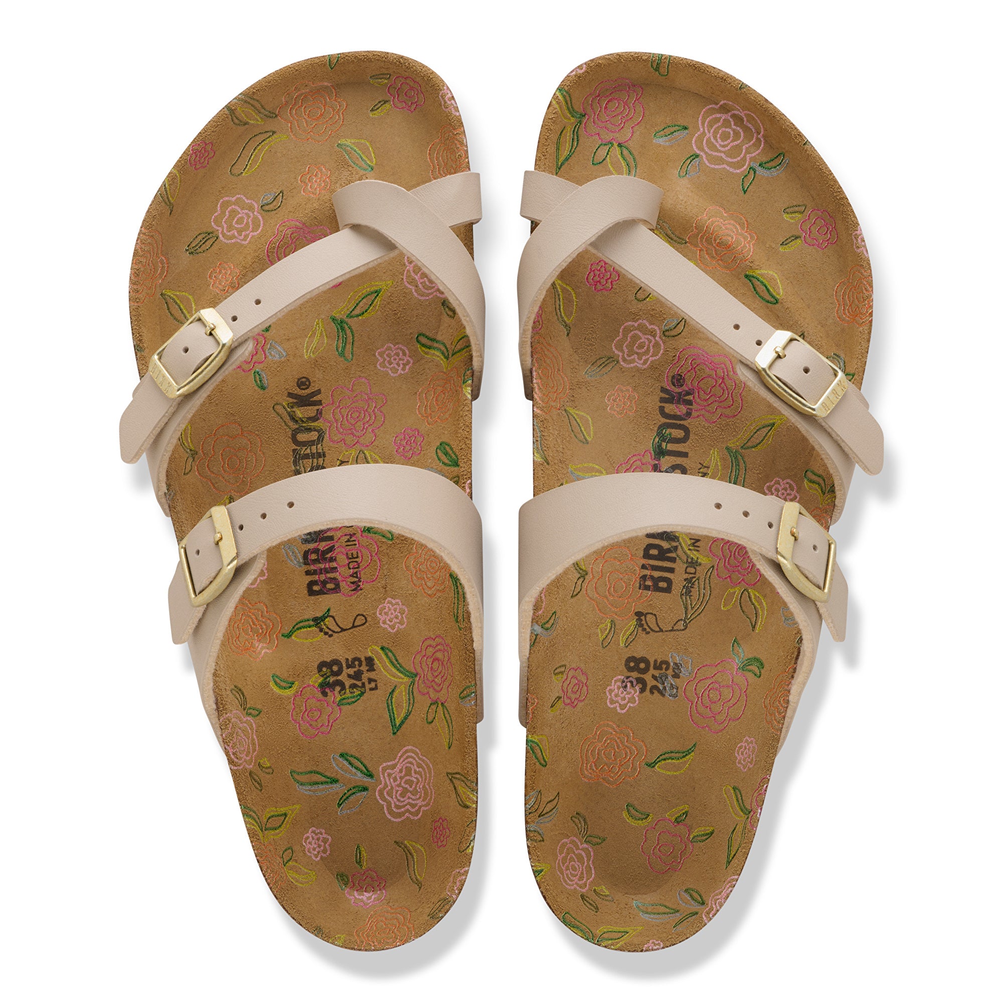Mayari Birko-flor Sandal -Sand