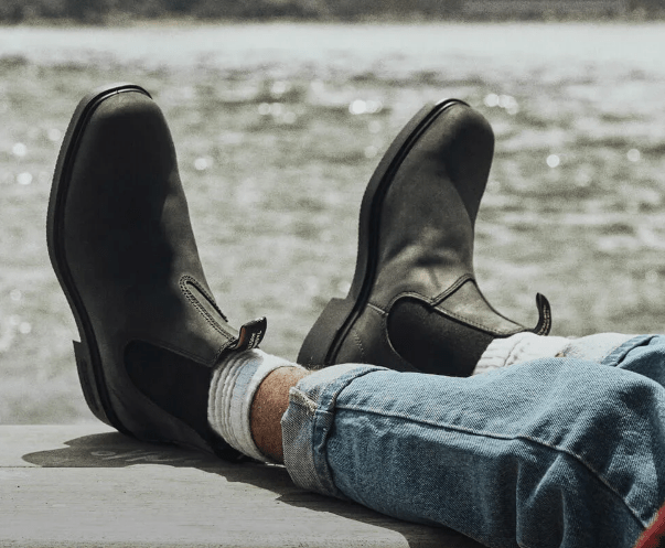 Blundstone dress 2025 boot rustic black