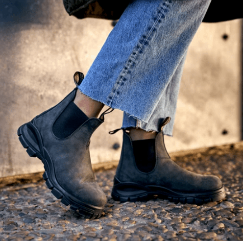Unisex 2238 Lug Series - Rustic Black - DNA Footwear
