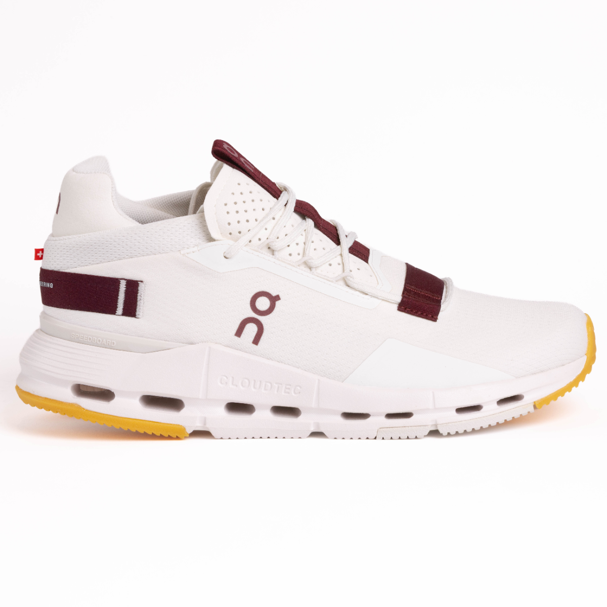 Men's Cloudnova 2 - Ivory/Maroon