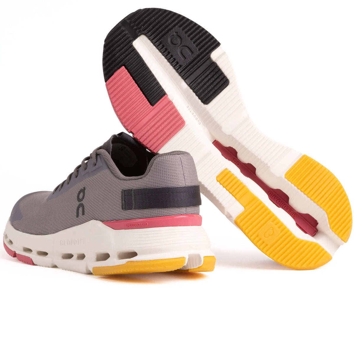 Women's On Cloudnova Form 2 low-profile sneaker in Ember/Ivory, photo 3
