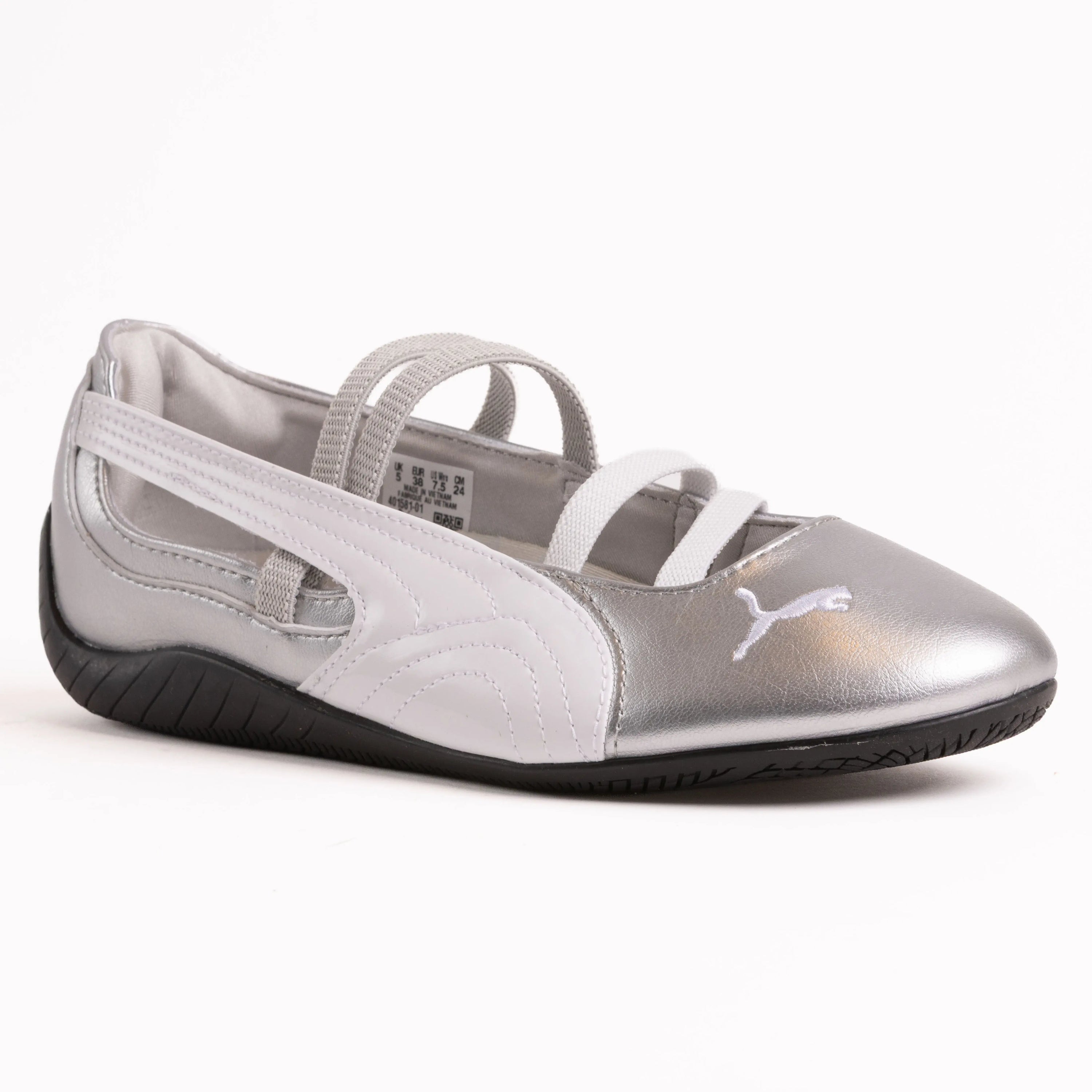 Speedcat Ballet Metallic - Silver/White