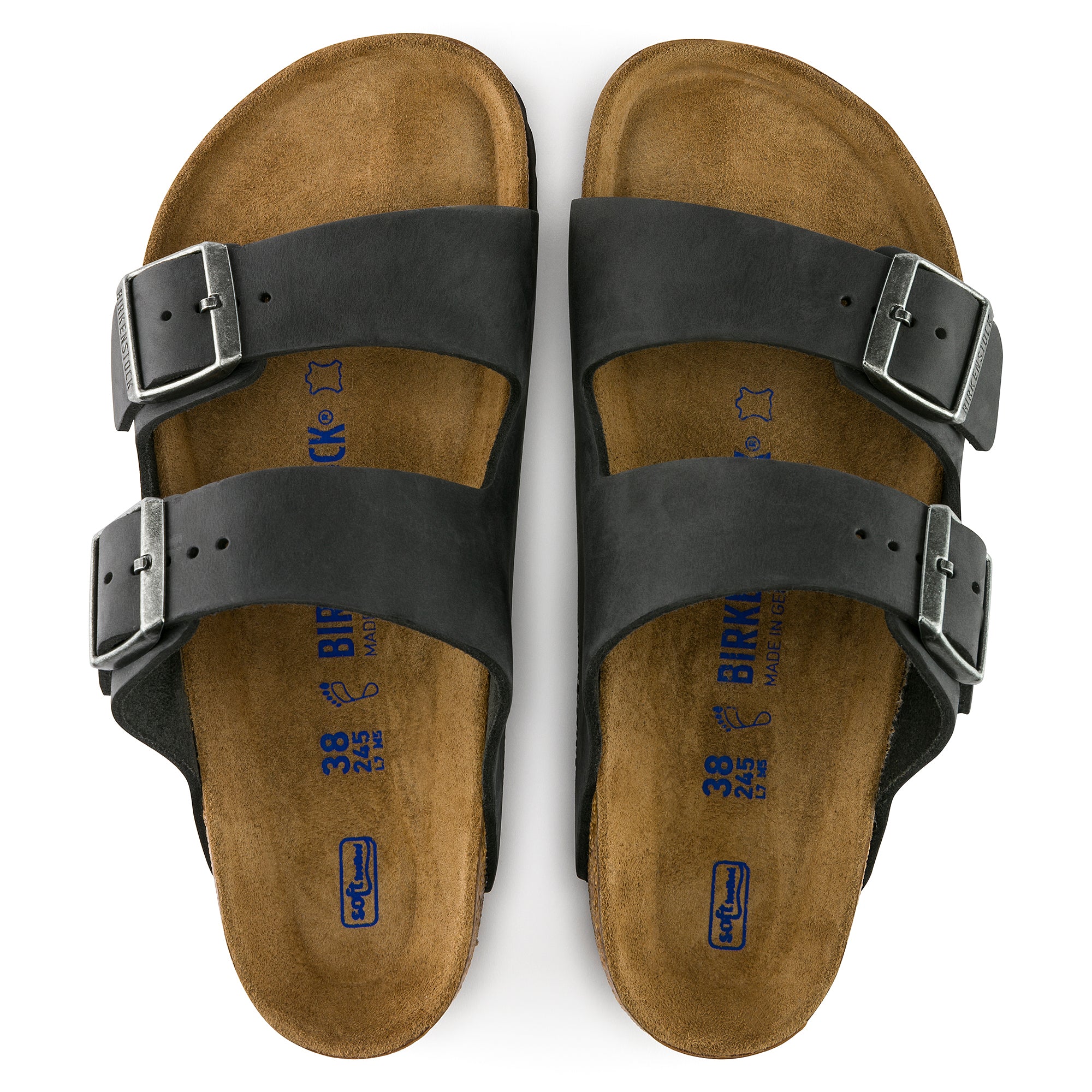 Arizona Leather Soft Footbed Narrow Width - Black | DNA Footwear®