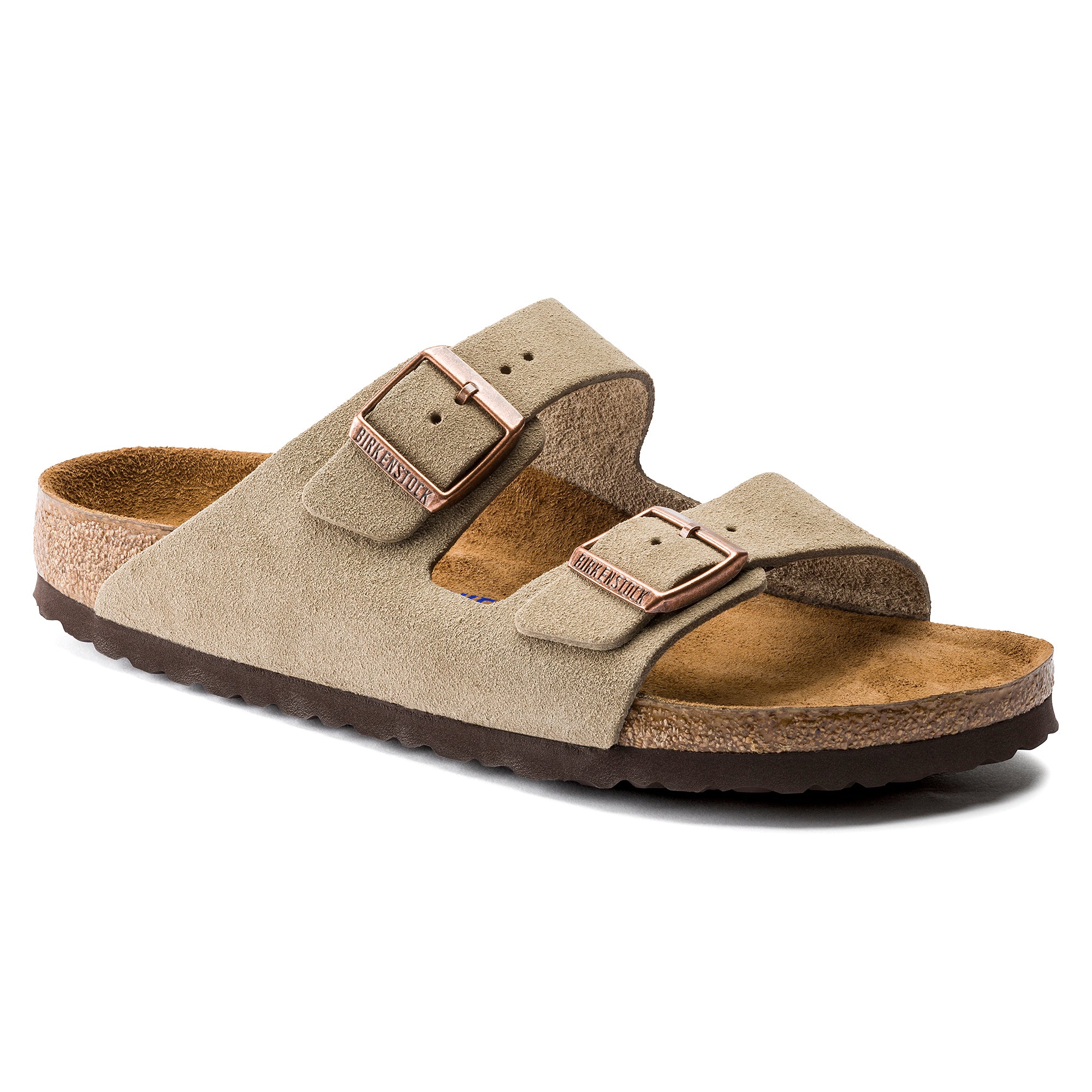 Arizona Soft Footbed Suede - Taupe