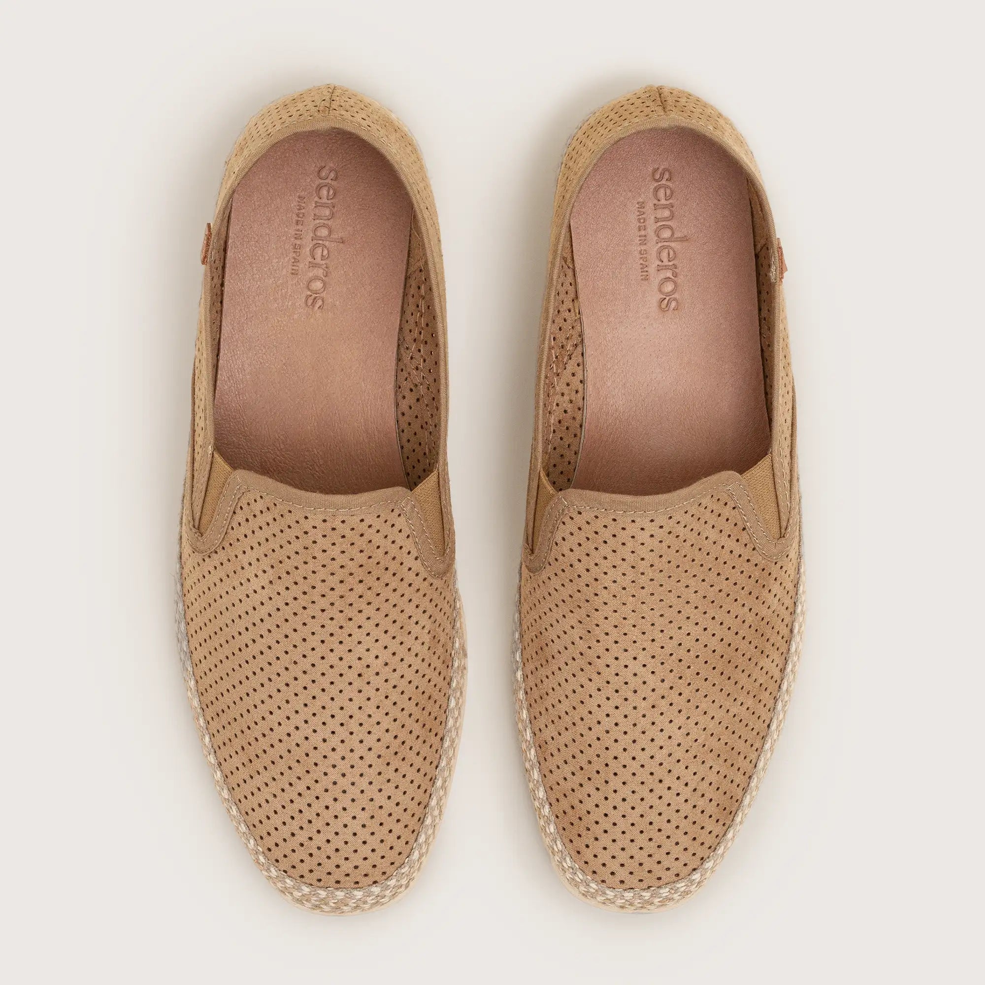 Alva - Camel Perforated Suede