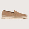 Alva - Camel Perforated Suede