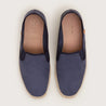 Alva - Marine Perforated Suede