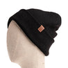 Bedford Smooth Knit Beanie - Black - DNA Footwear