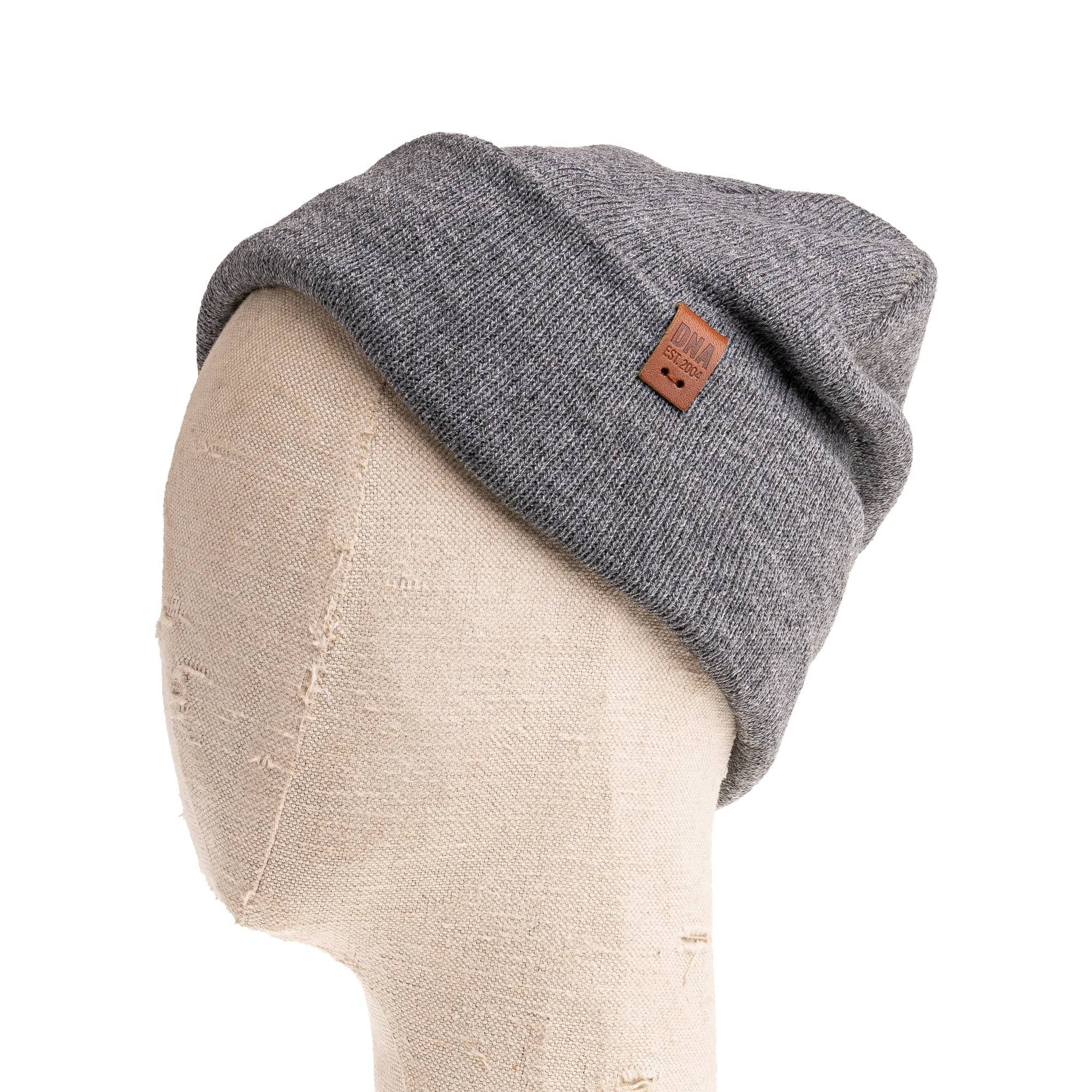 Bedford Smooth Knit Beanie - Grey - DNA Footwear