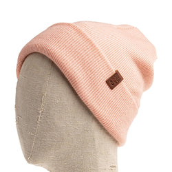 Bedford Smooth Knit Beanie - Pink - DNA Footwear