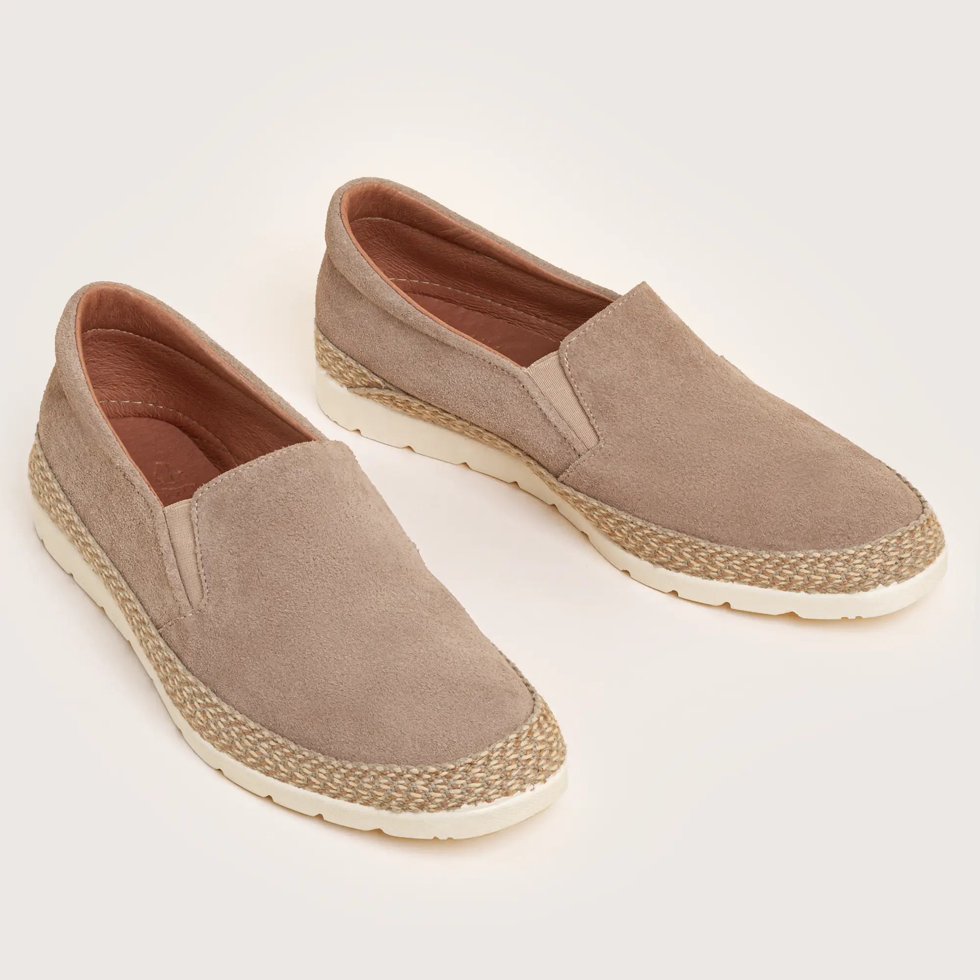 Bryant Suede Slip On - Taupe