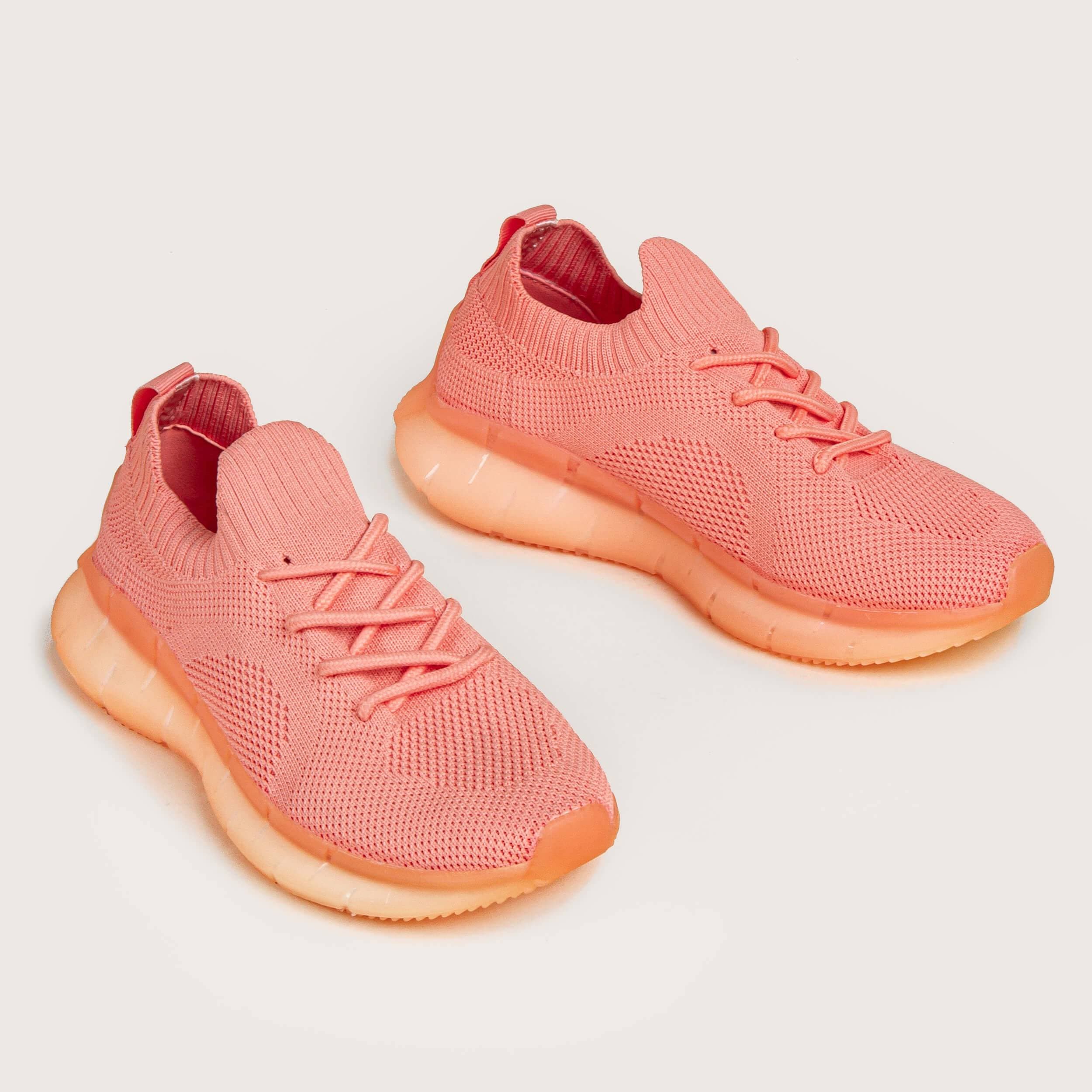 Burst Flyknit Sneaker - Coral - DNA Footwear
