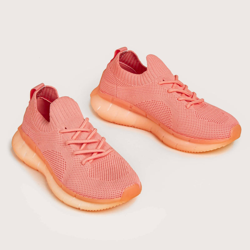 Burst Flyknit Sneaker - Coral - DNA Footwear