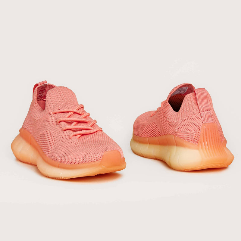Burst Flyknit Sneaker - Coral - DNA Footwear