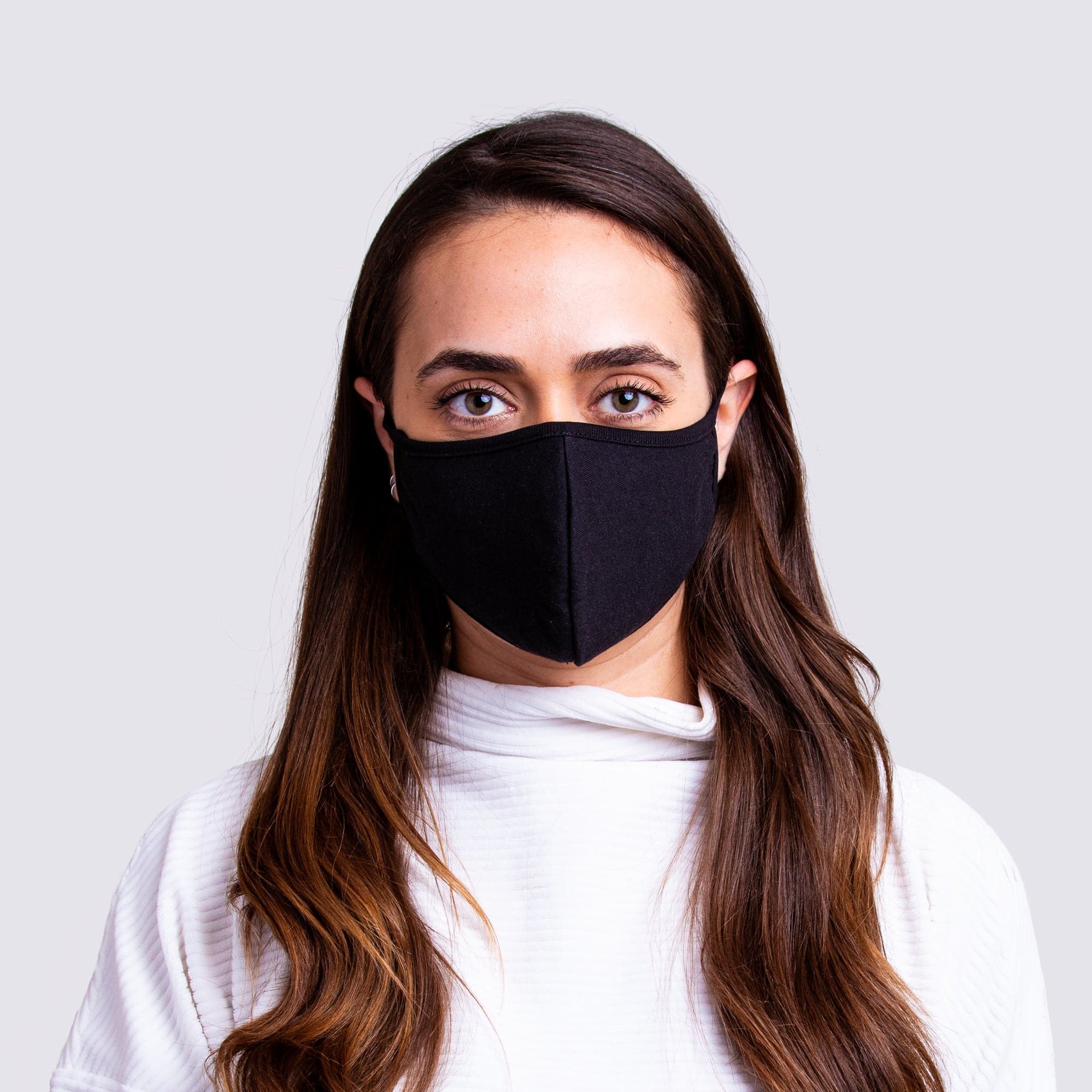 Washable Cotton Facemask - Black - DNA Footwear