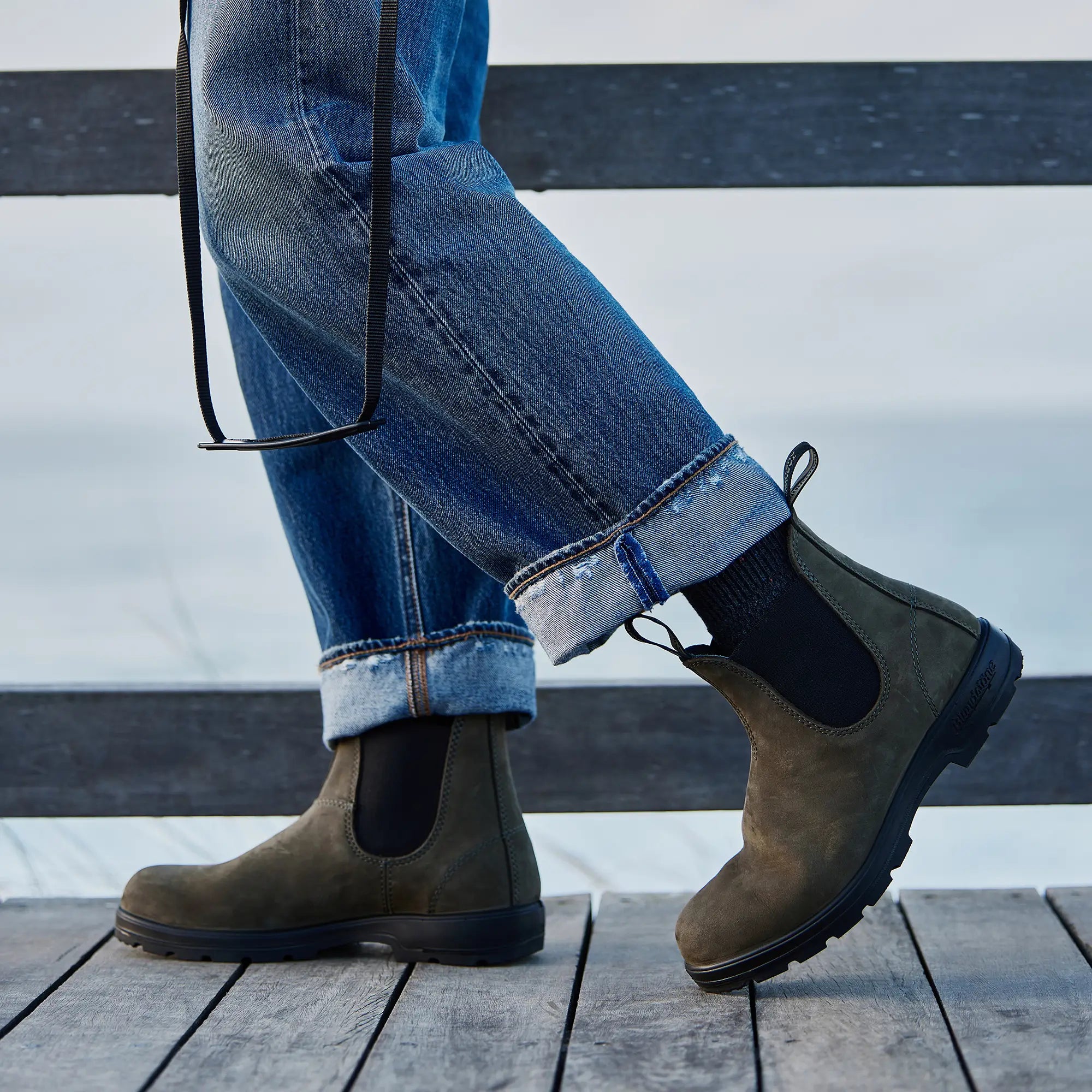 Blundstone® 1615 Suede Series 500 Bootie - Dark Olive Blundstone® 1615 Suede Series 500 Bootie - Dark Olive