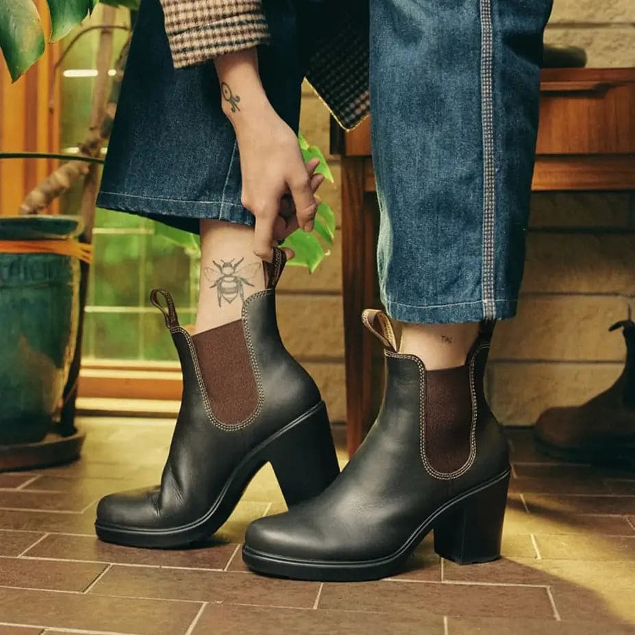 Women s 2366 Block heel Brown