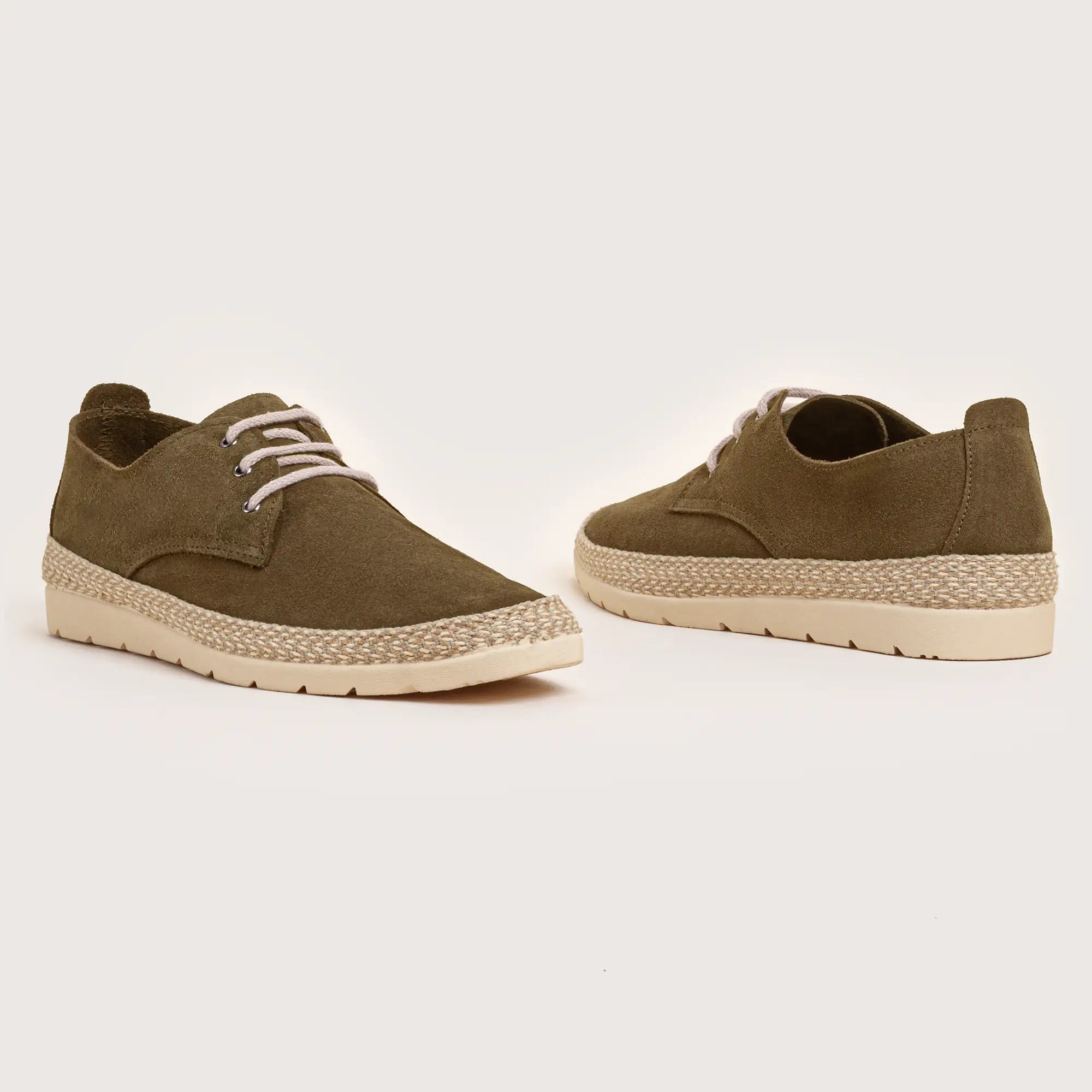 Cadman Laced  Slip On - Olive