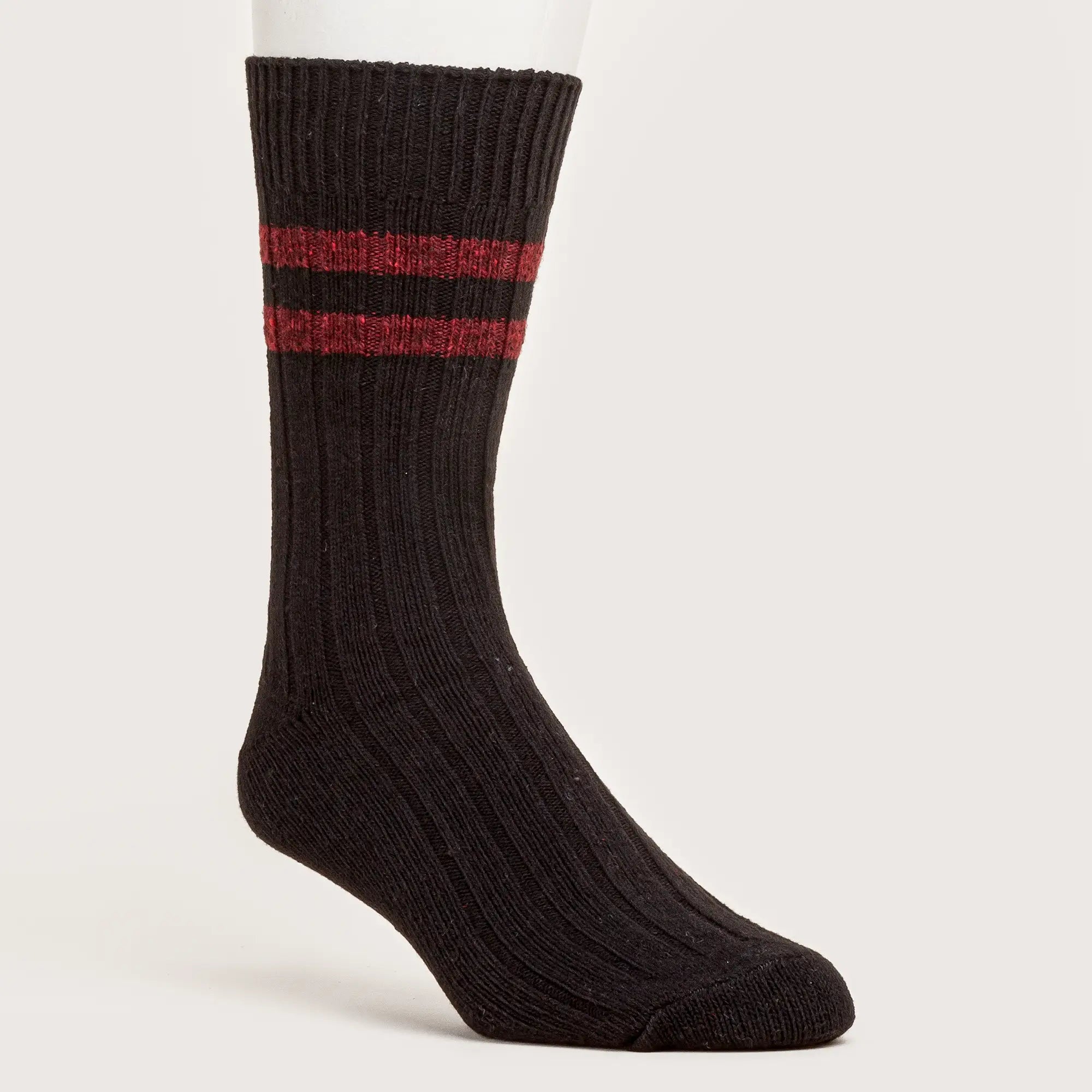 Men's Ribbed Stripes - Black