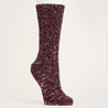Women's Bling Sock - Bordeaux