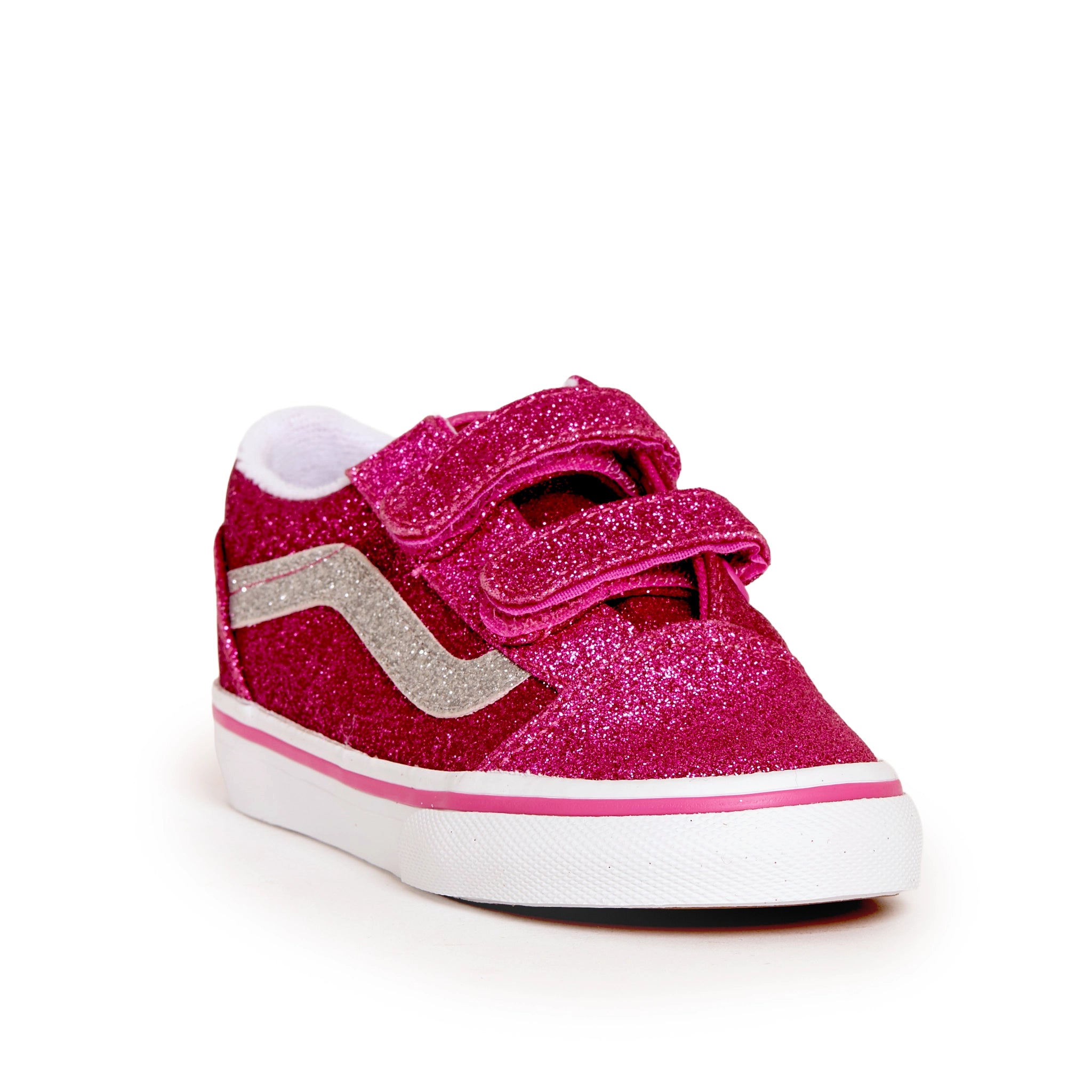 Toddler Old Skool Velcro- Rasberry/Rose