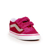 Toddler Old Skool Velcro - Rasberry/Rose