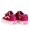Toddler Old Skool Velcro - Rasberry/Rose