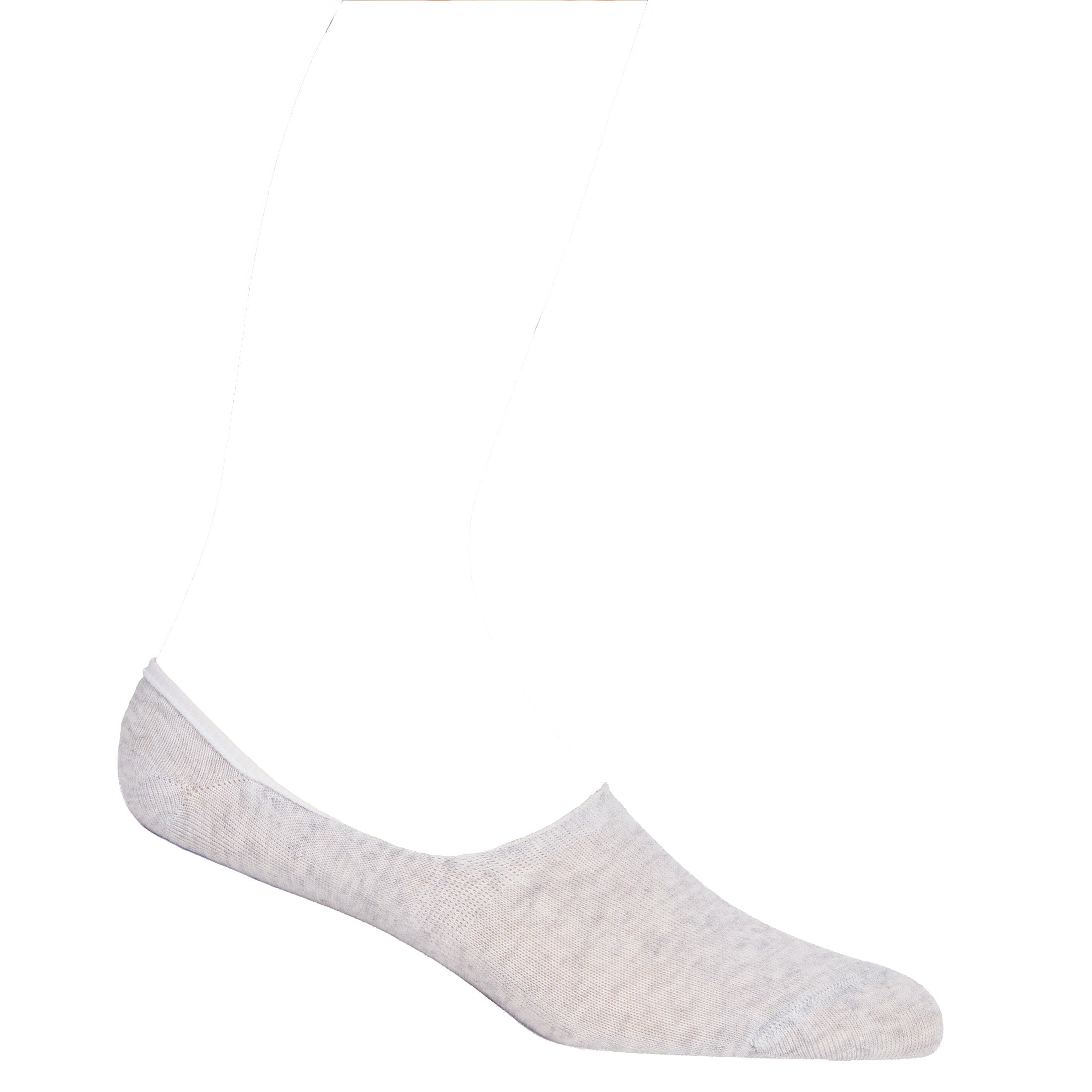 No-Show Socks 2PK - Grey