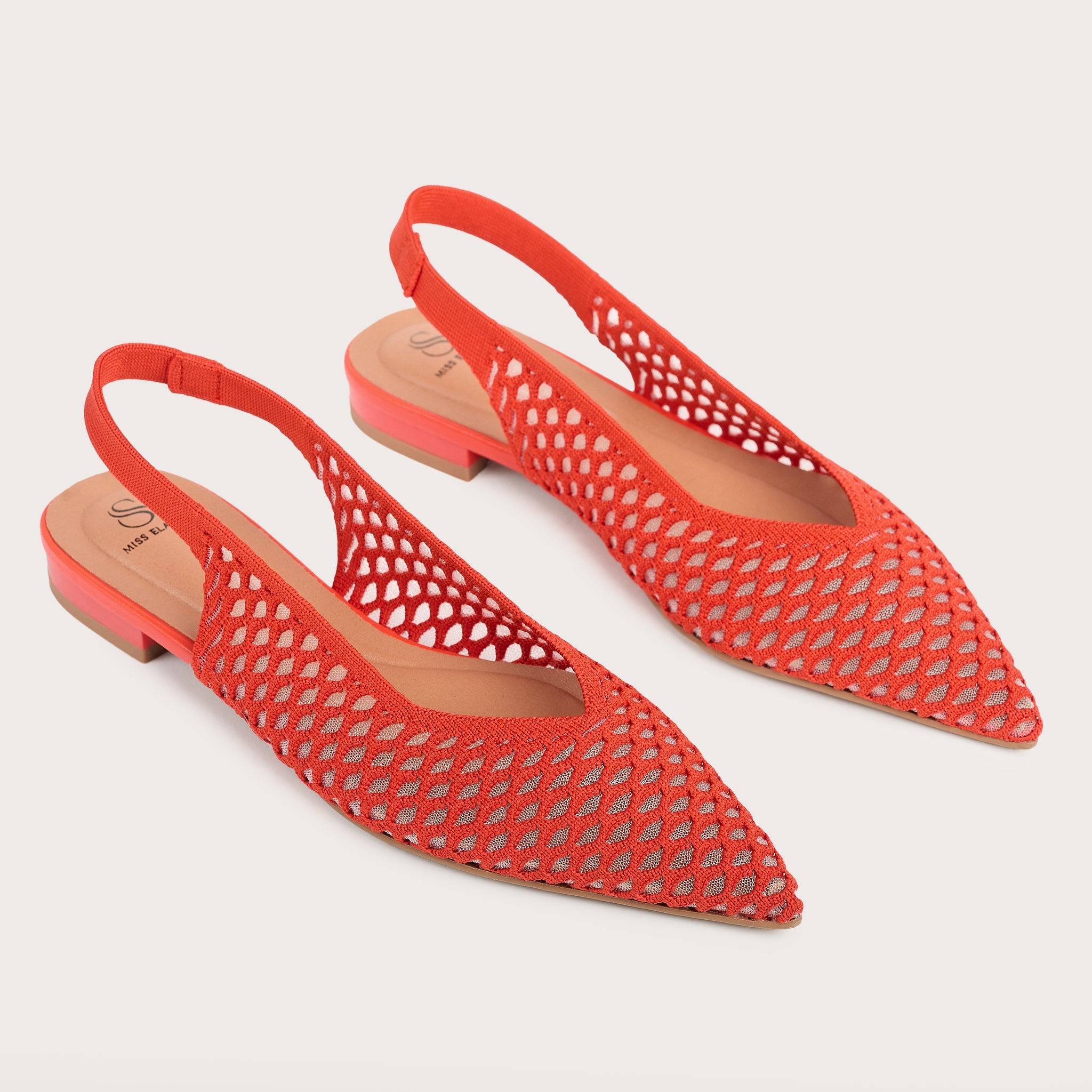 Miss Elastic Argyle - Red