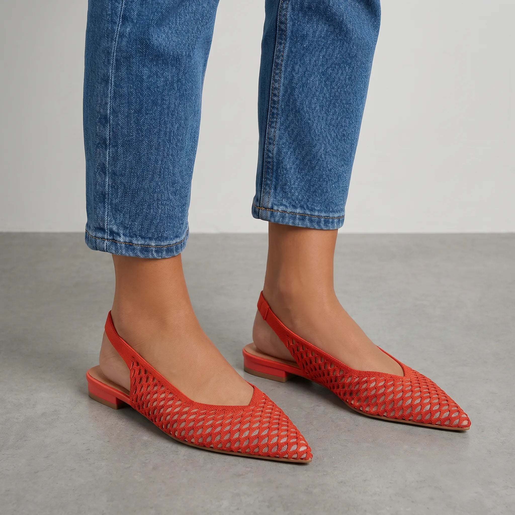 Miss Elastic Argyle - Red