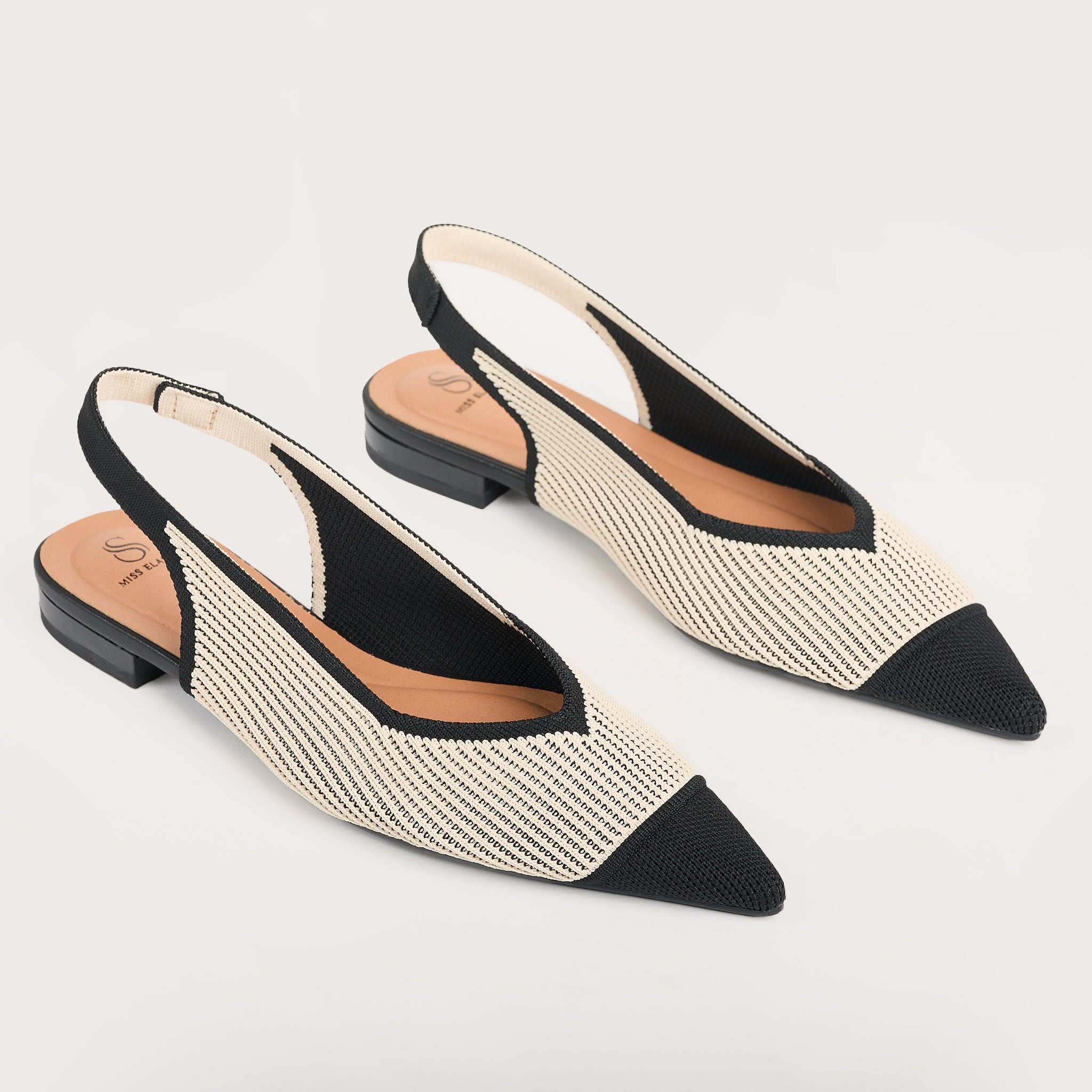 Miss Elastic Cherry - Cream/Black