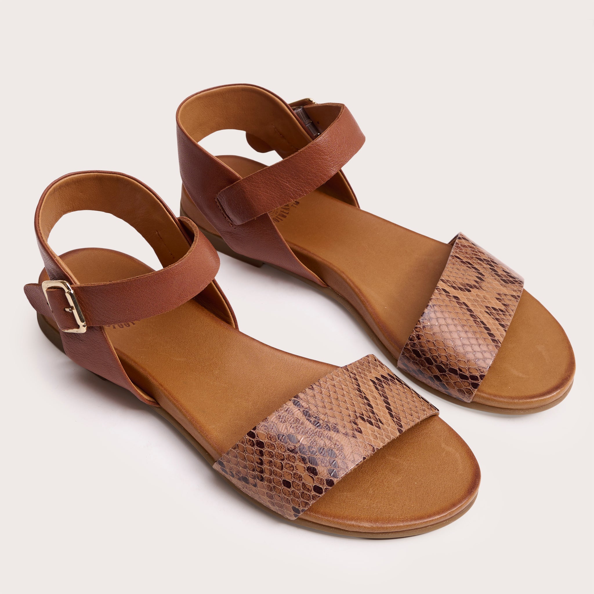 Rockaway - Brown Snake Print