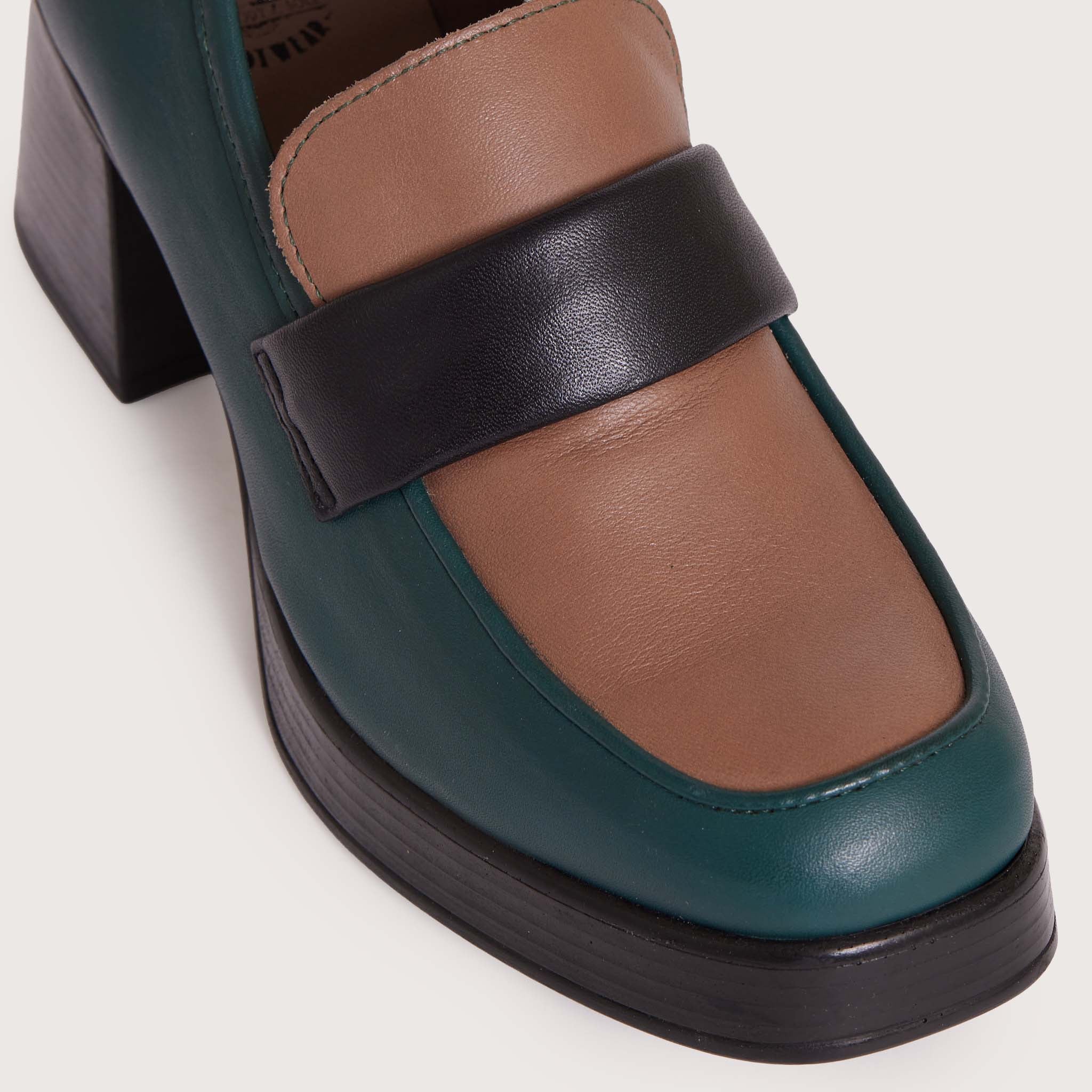 Exeter - Green/Taupe