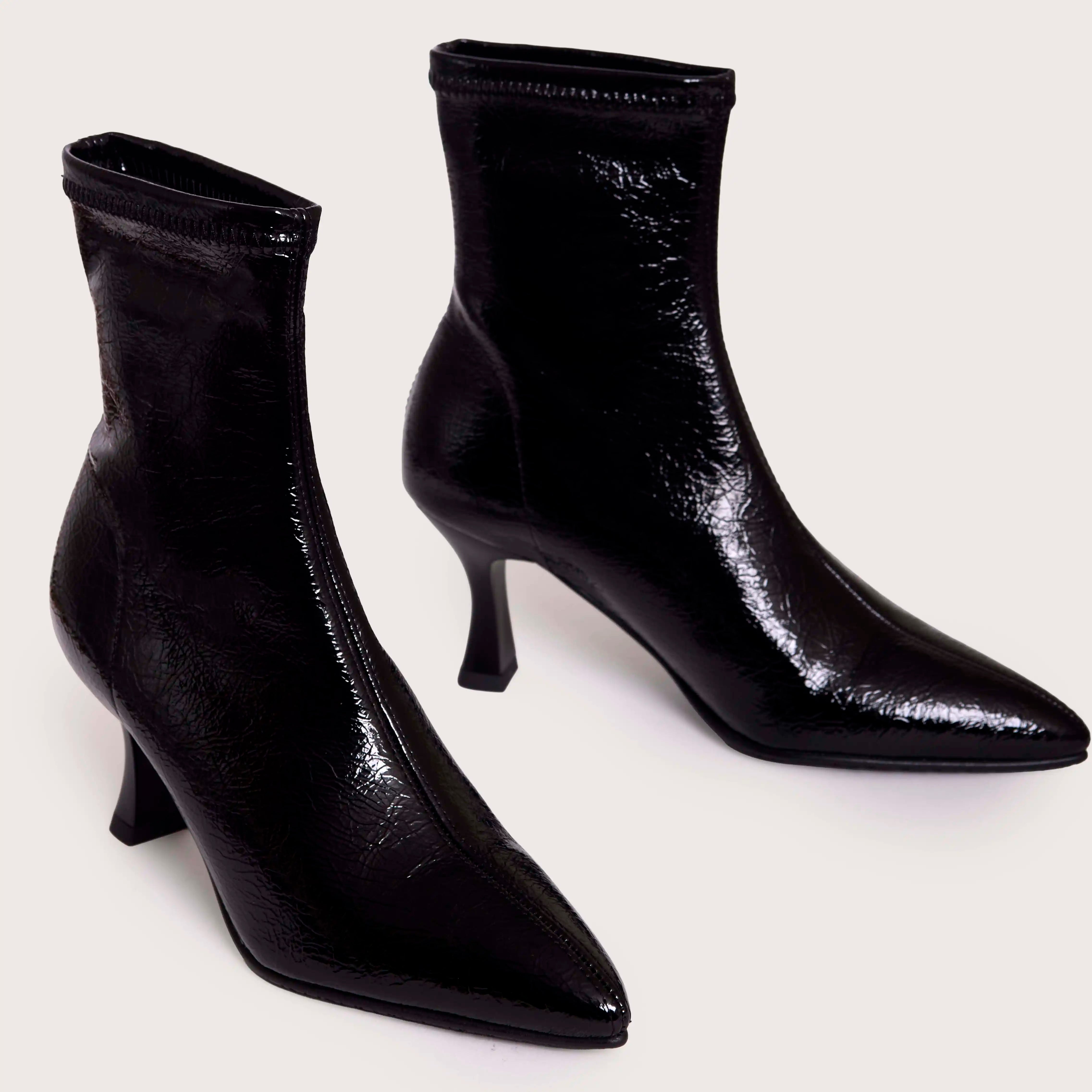 Miss Elastic Hicks - Black Patent | DNA Footwear®