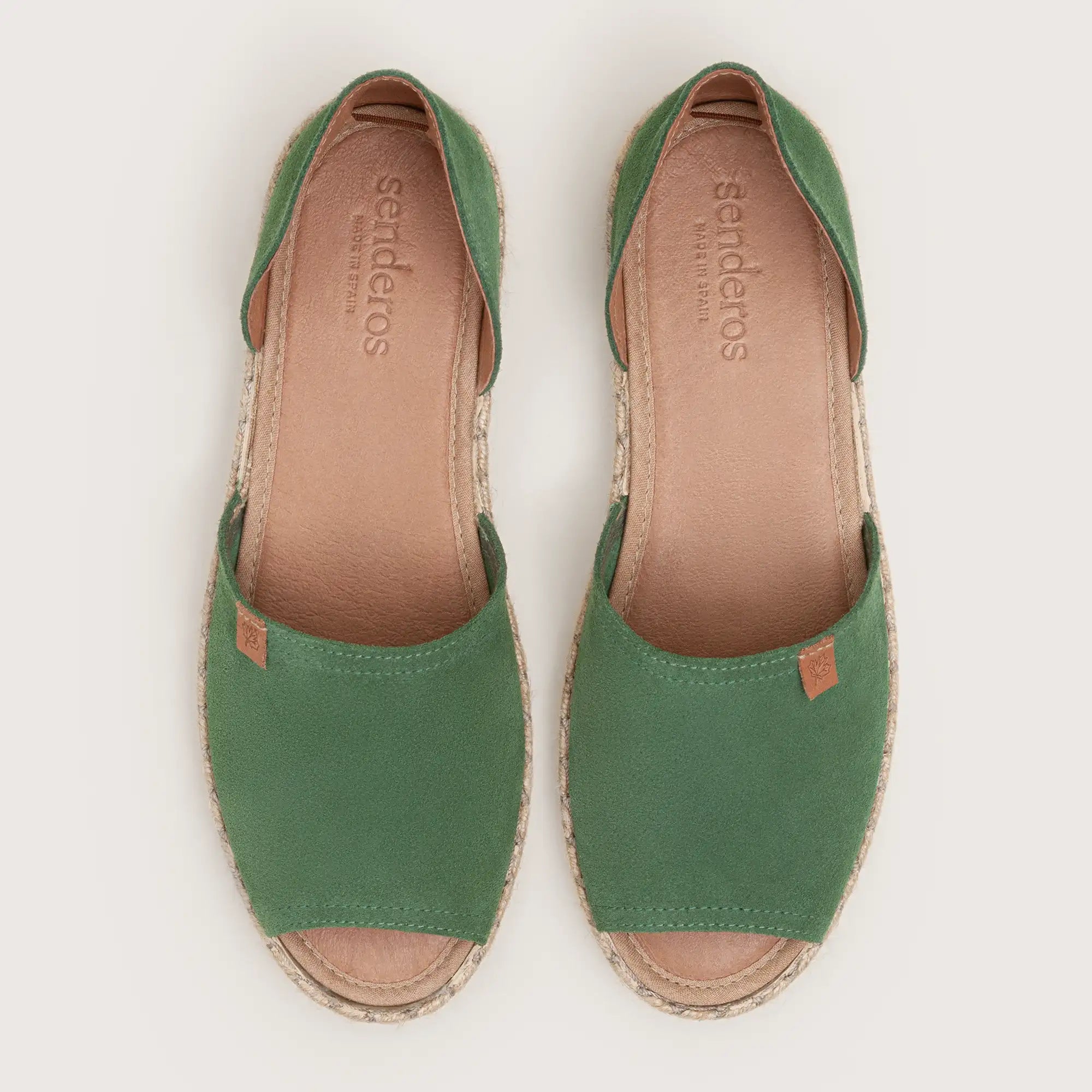 Isla - Green Suede