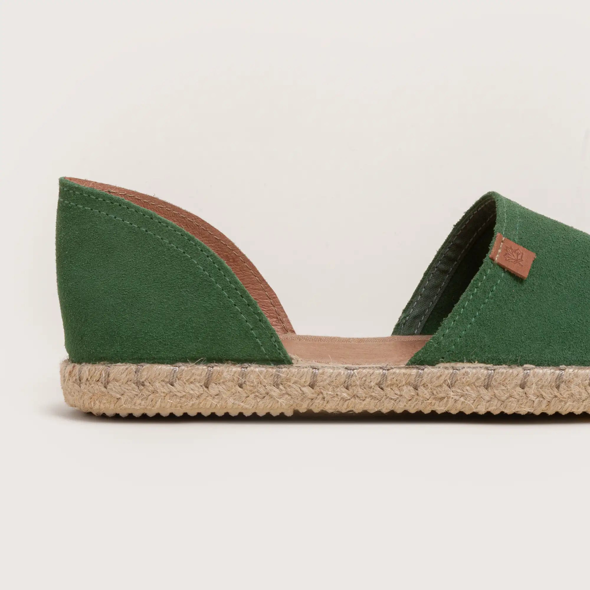 Isla - Green Suede