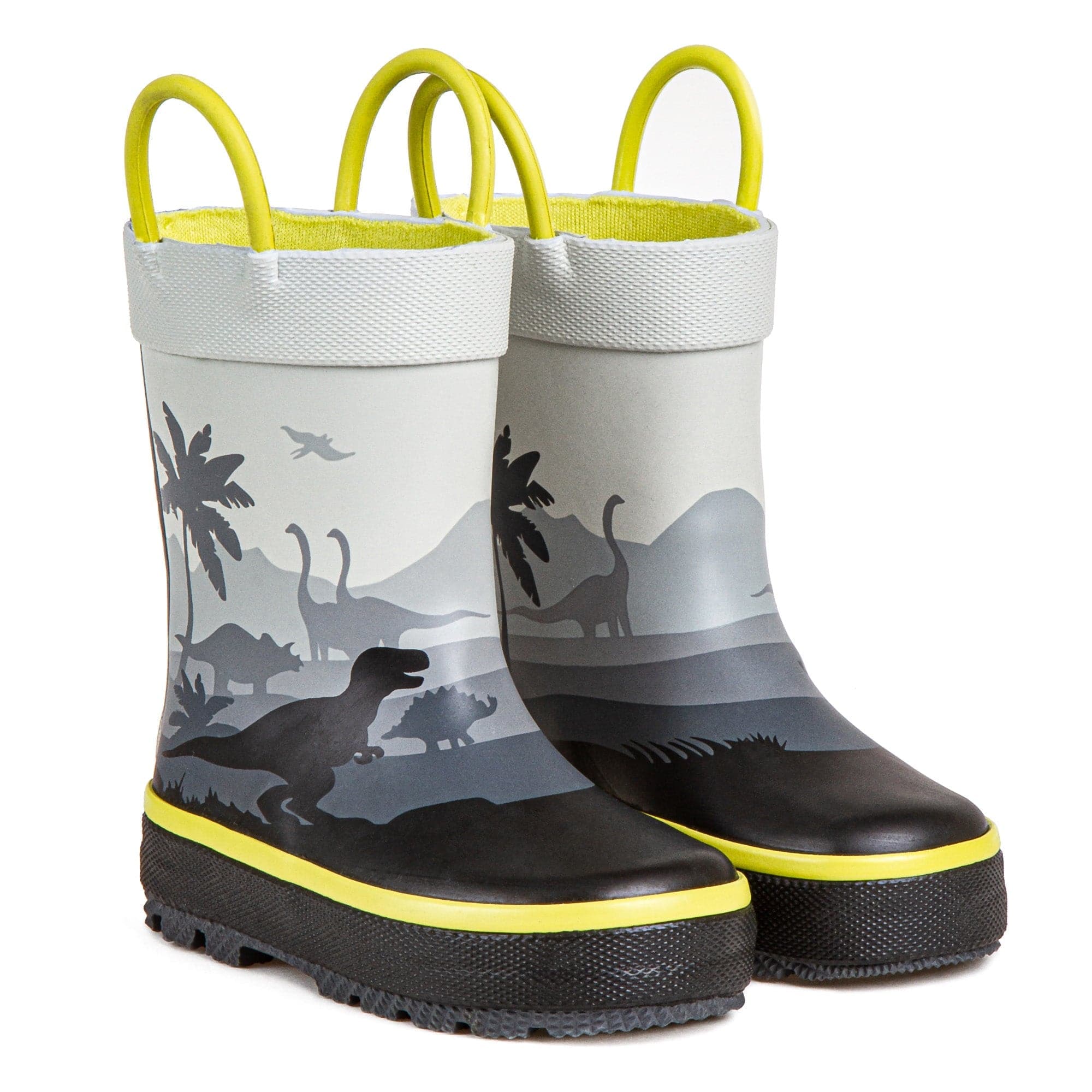 Toddler's Dino Rainboot - Grey - DNA Footwear