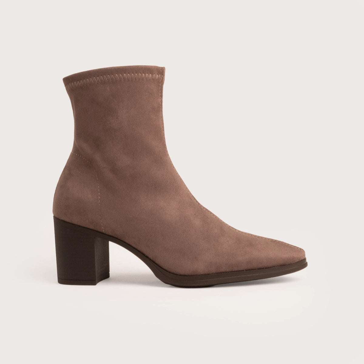 Kimball - Taupe Suede Stretch