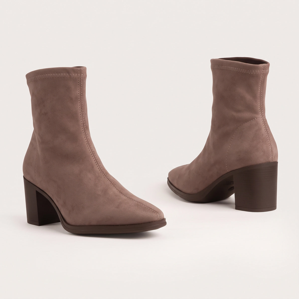Kimball - Taupe Suede Stretch